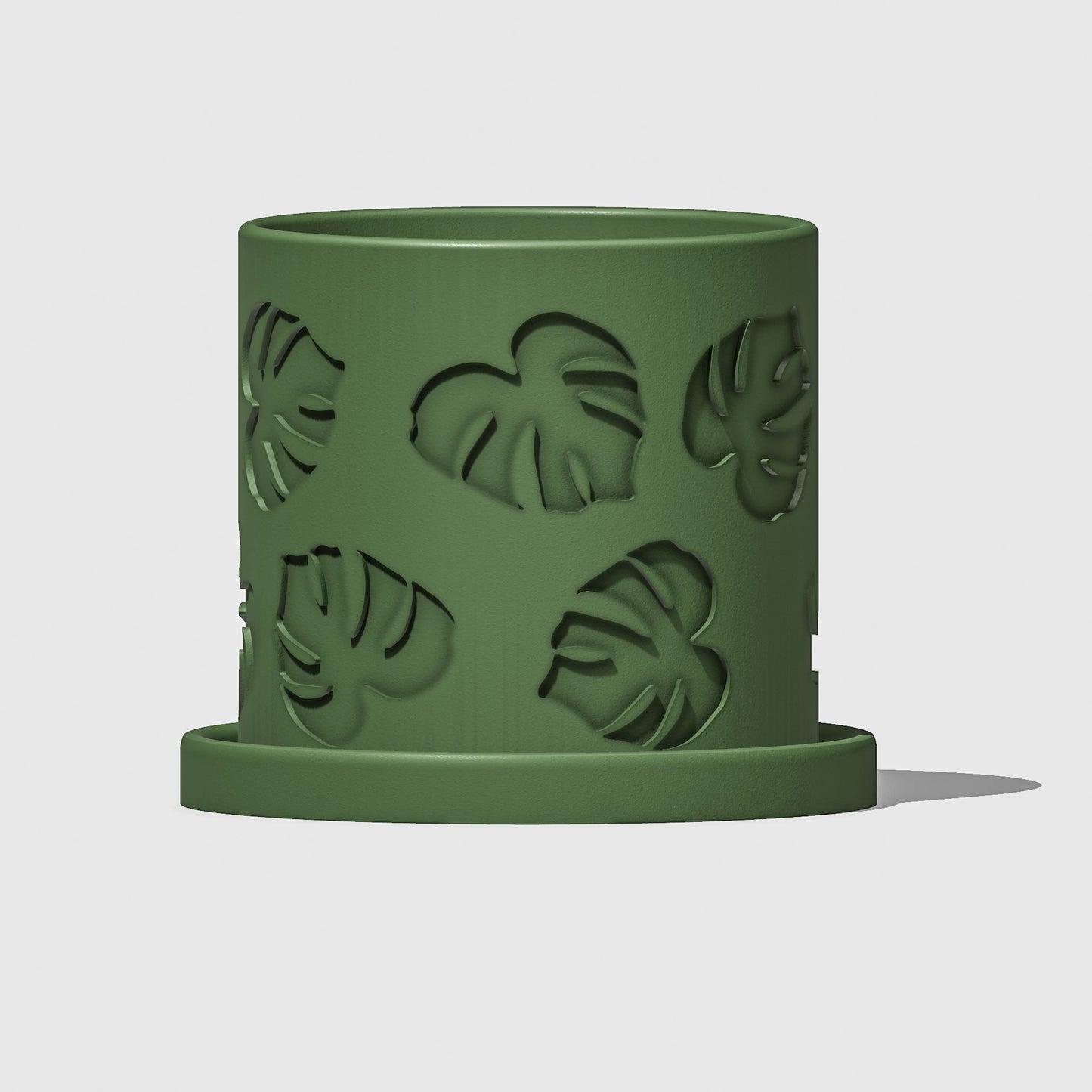 3D Printed Monstera Leaf Planter